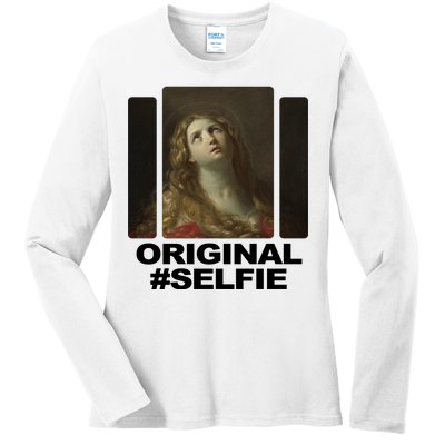 Original Selfie Mary Ladies Long Sleeve Shirt