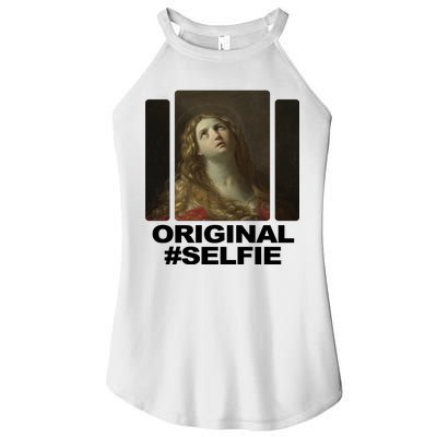 Original Selfie Mary Women's Perfect Tri Rocker Tank