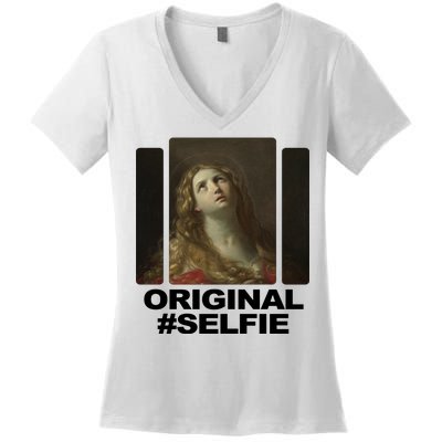 Original Selfie Mary Women's V-Neck T-Shirt