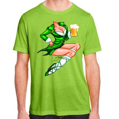 Original Sexy Irish Gril St. Patrick's Day Beer Adult ChromaSoft Performance T-Shirt