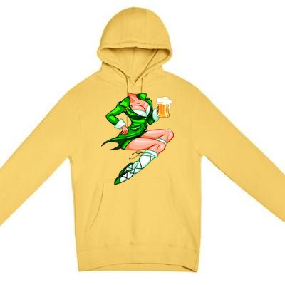 Original Sexy Irish Gril St. Patrick's Day Beer Premium Pullover Hoodie