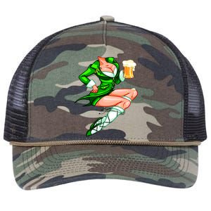 Original Sexy Irish Gril St. Patrick's Day Beer Retro Rope Trucker Hat Cap