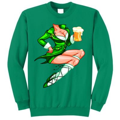 Original Sexy Irish Gril St. Patrick's Day Beer Sweatshirt