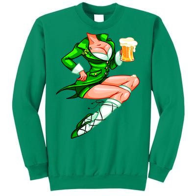 Original Sexy Irish Gril St. Patrick's Day Beer Sweatshirt