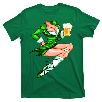 Original Sexy Irish Gril St. Patrick's Day Beer T-Shirt