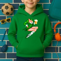 Original Sexy Irish Gril St. Patrick's Day Beer Kids Hoodie