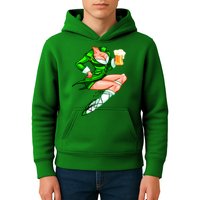 Original Sexy Irish Gril St. Patrick's Day Beer Kids Hoodie