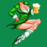 Original Sexy Irish Gril St. Patrick's Day Beer Kids Hoodie