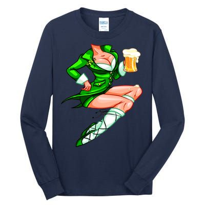 Original Sexy Irish Gril St. Patrick's Day Beer Tall Long Sleeve T-Shirt