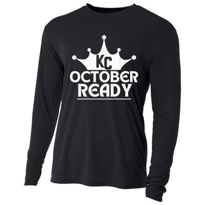 October Ready Kc Blue Cooling Performance Long Sleeve Crew