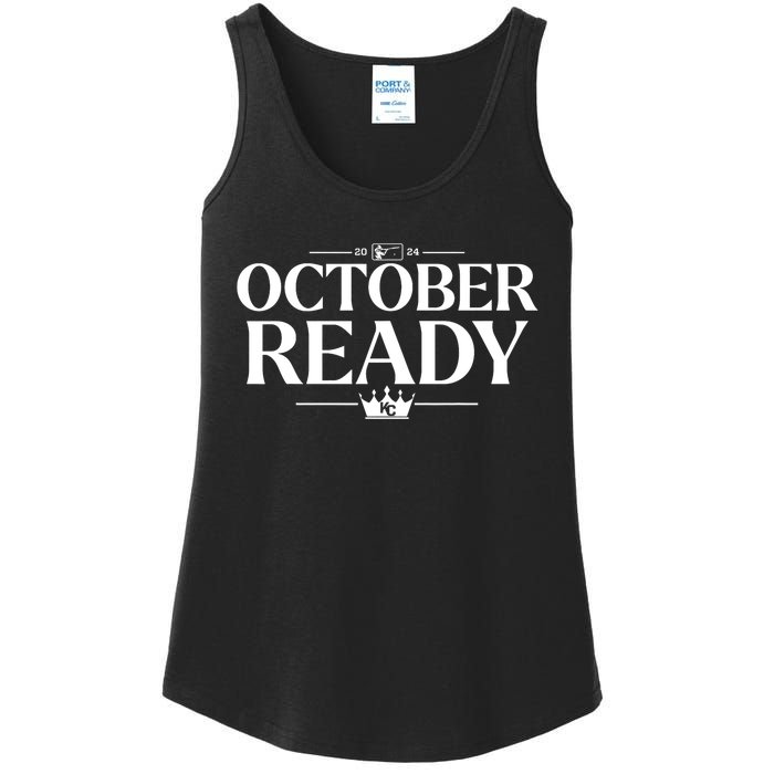 October Ready Kc Blue Ladies Essential Tank