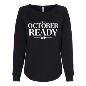 October Ready Kc Blue Womens California Wash Sweatshirt