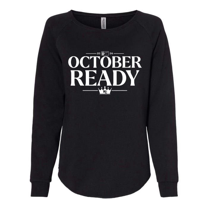 October Ready Kc Blue Womens California Wash Sweatshirt