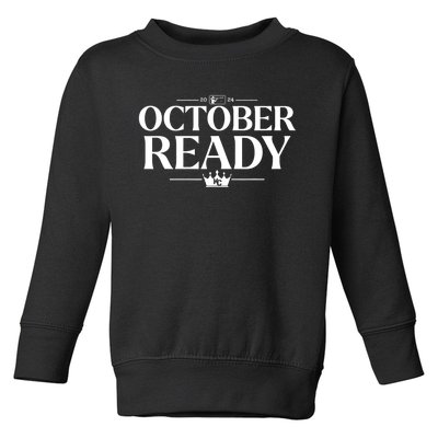 October Ready Kc Blue Toddler Sweatshirt