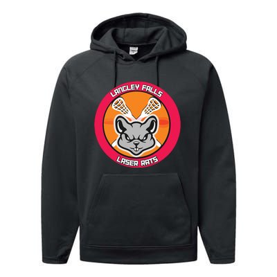 Odd Relationship7901 Langley Falls Laser Rats Performance Fleece Hoodie