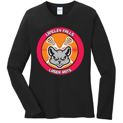 Odd Relationship7901 Langley Falls Laser Rats Ladies Long Sleeve Shirt