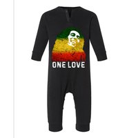 One Reggae Love Reggae Music Rastafarian Jamaica Rock Roots Infant Fleece One Piece