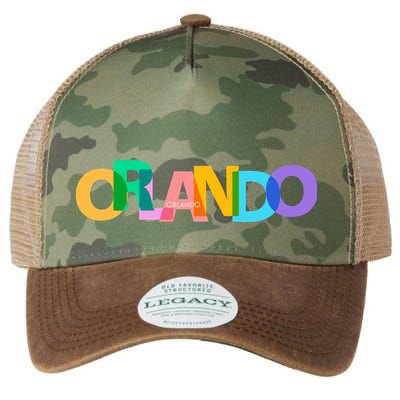 Orlando Colorful Legacy Tie Dye Trucker Hat