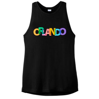 Orlando Colorful Ladies PosiCharge Tri-Blend Wicking Tank