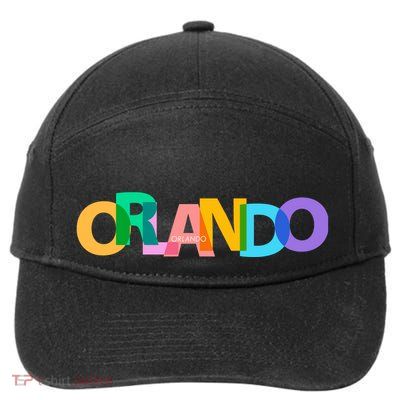 Orlando Colorful 7-Panel Snapback Hat