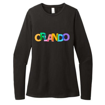 Orlando Colorful Womens CVC Long Sleeve Shirt