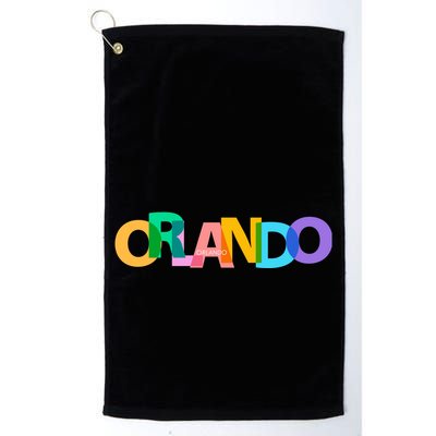 Orlando Colorful Golf Towel