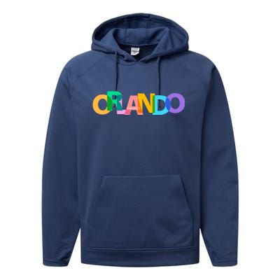 Orlando Colorful Performance Fleece Hoodie