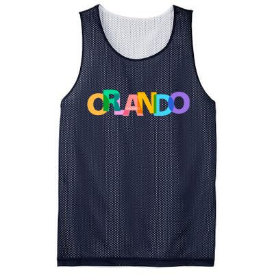 Orlando Colorful Mesh Reversible Basketball Jersey Tank