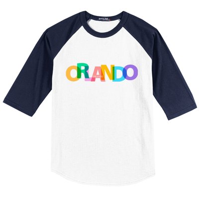 Orlando Colorful Baseball Sleeve Shirt