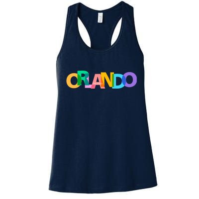 Orlando Colorful Women's Racerback Tank