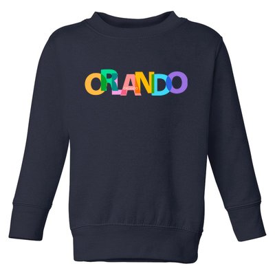 Orlando Colorful Toddler Sweatshirt