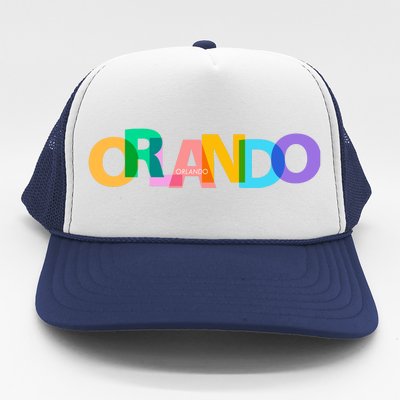 Orlando Colorful Trucker Hat