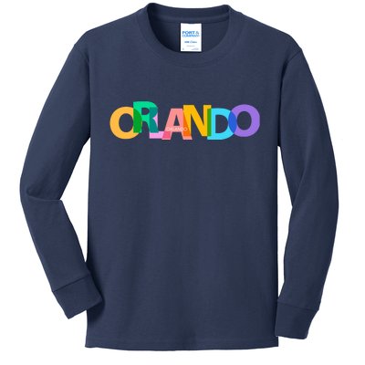 Orlando Colorful Kids Long Sleeve Shirt