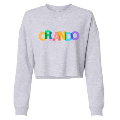 Orlando Colorful Cropped Pullover Crew