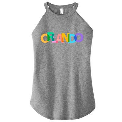 Orlando Colorful Women's Perfect Tri Rocker Tank