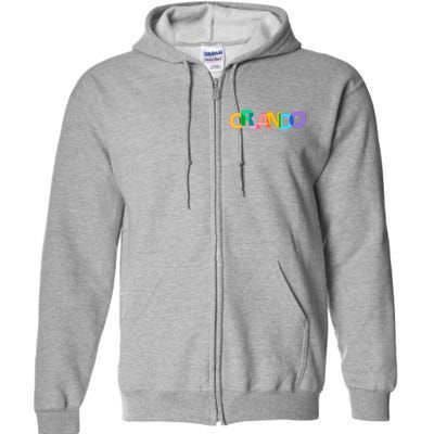 Orlando Colorful Full Zip Hoodie