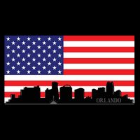 Orlando Florida American Flag 16 in Basic Backpack