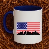 Orlando Florida American Flag Mug