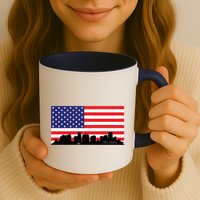 Orlando Florida American Flag Mug