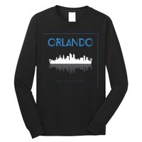 Orlando Florida City Skyline Long Sleeve Shirt