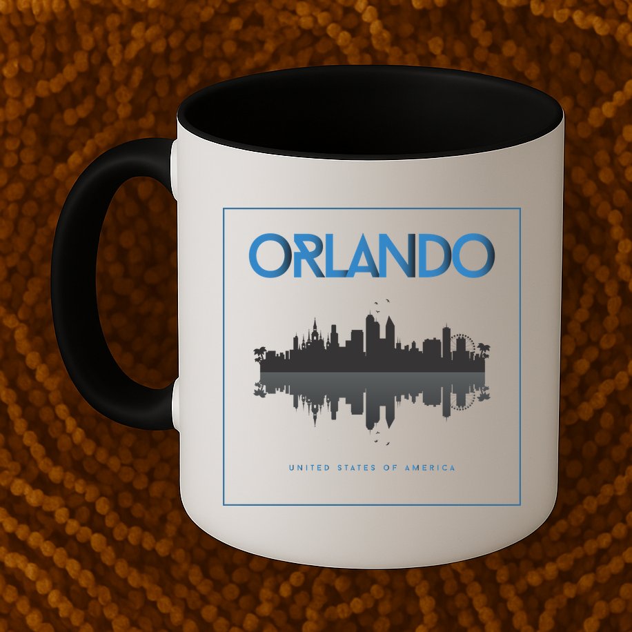 Orlando Florida City Skyline Mug