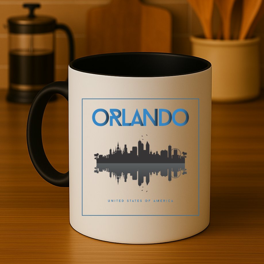 Orlando Florida City Skyline Mug