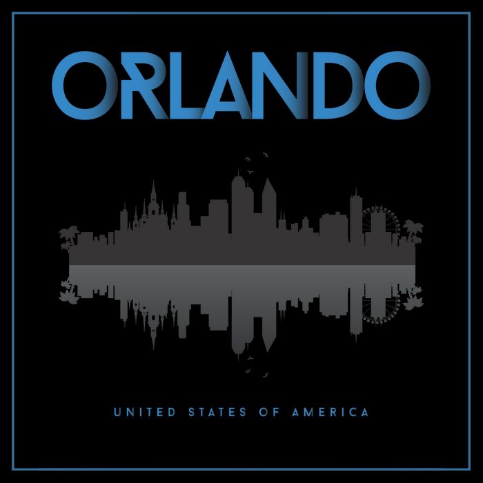 Orlando Florida City Skyline Mug