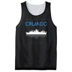 Orlando Florida City Skyline Mesh Reversible Basketball Jersey Tank