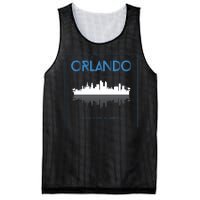 Orlando Florida City Skyline Mesh Reversible Basketball Jersey Tank