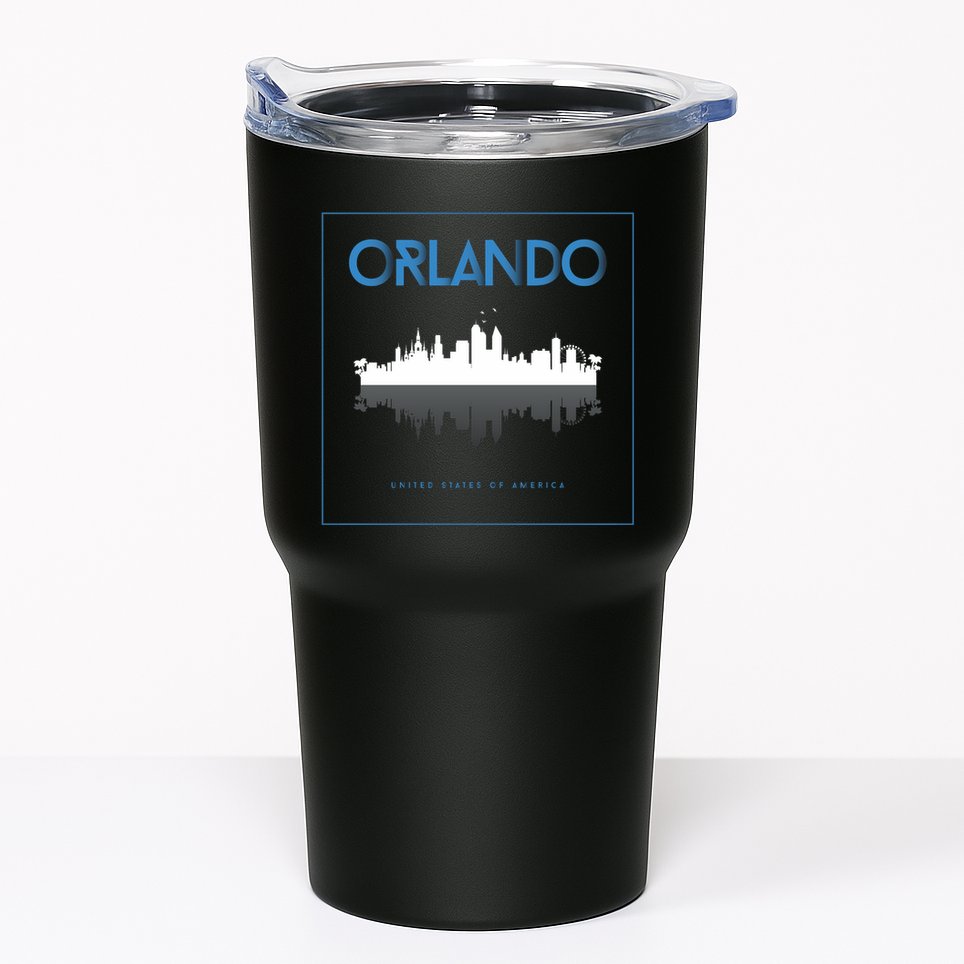 Orlando Florida City Skyline Tumbler