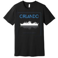 Orlando Florida City Skyline Premium T-Shirt