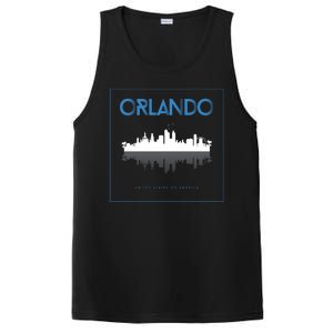 Orlando Florida City Skyline PosiCharge Competitor Tank