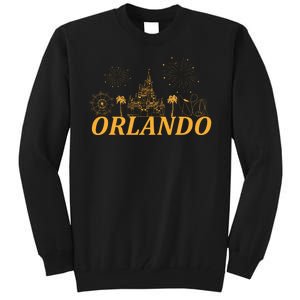 Orlando Florida Gold Logo Tall Sweatshirt