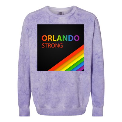 Orlando Strong Colorblast Crewneck Sweatshirt